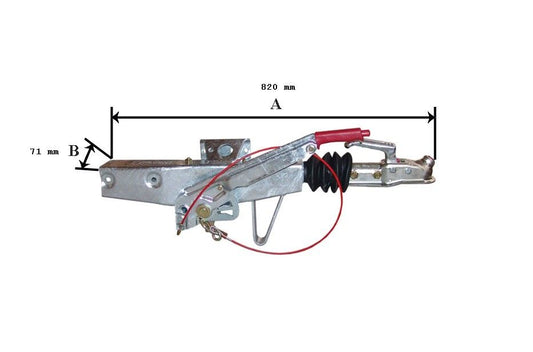 ENGANCHE DE INERCIA RECTO 1000 KG - ALKO