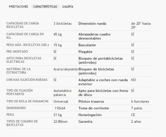 PORTABICICLETAS AUTOBIKE PRO Z3