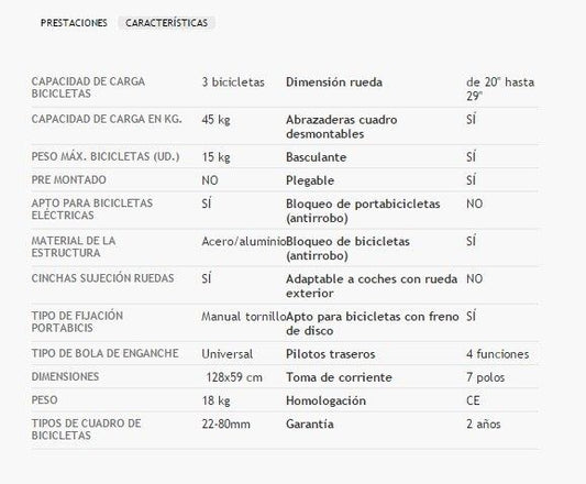 PORTABICICLETAS AUTOBIKE PRO X3