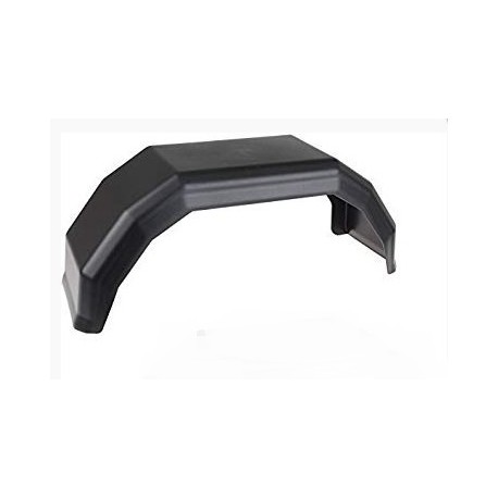 GUARDABARROS PLASTICO 8" PVC NEGRO
