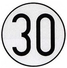 DISCOS V-4 LIMITACIÓN DE VELOCIDAD 30 KM