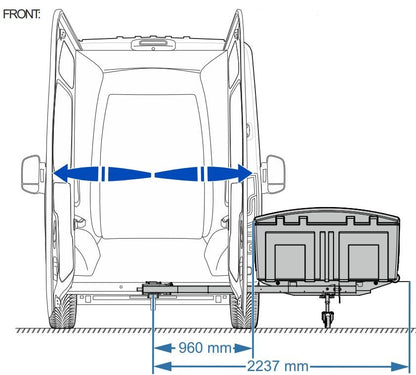 PORTAEQUIPAJES TOWBOX CAMPER (Modelo Largo)