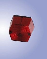 PILOTO TRASERO GALIBO HEXAGONAL ROJO