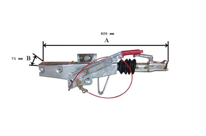 ENGANCHE DE INERCIA RECTO 1000 KG - ALKO