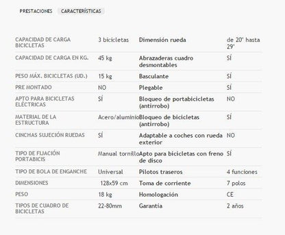 PORTABICICLETAS AUTOBIKE PRO X3