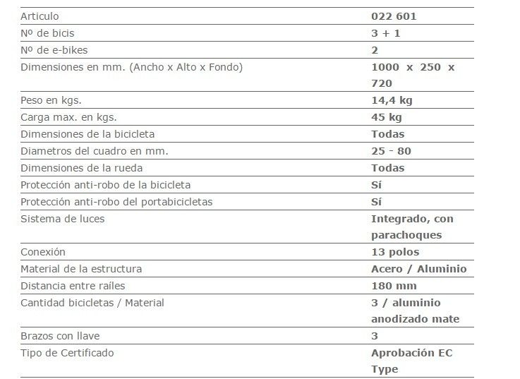 PORTABICICLETAS ATERA STRADA DL3